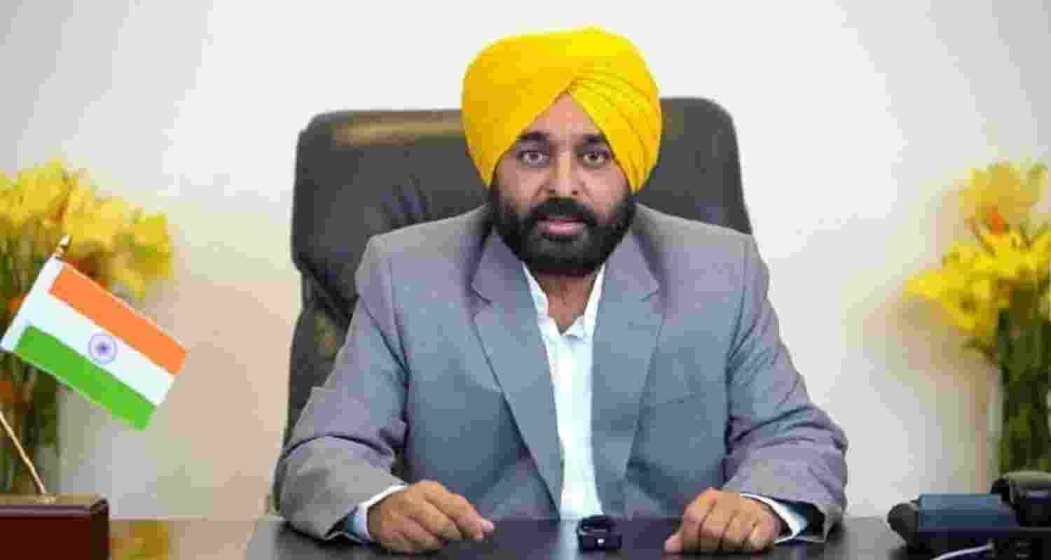 A file photo of Punjab Chief Minister Bhagwant Mann. A file photo of Punjab Chief Minister Bhagwant Mann.