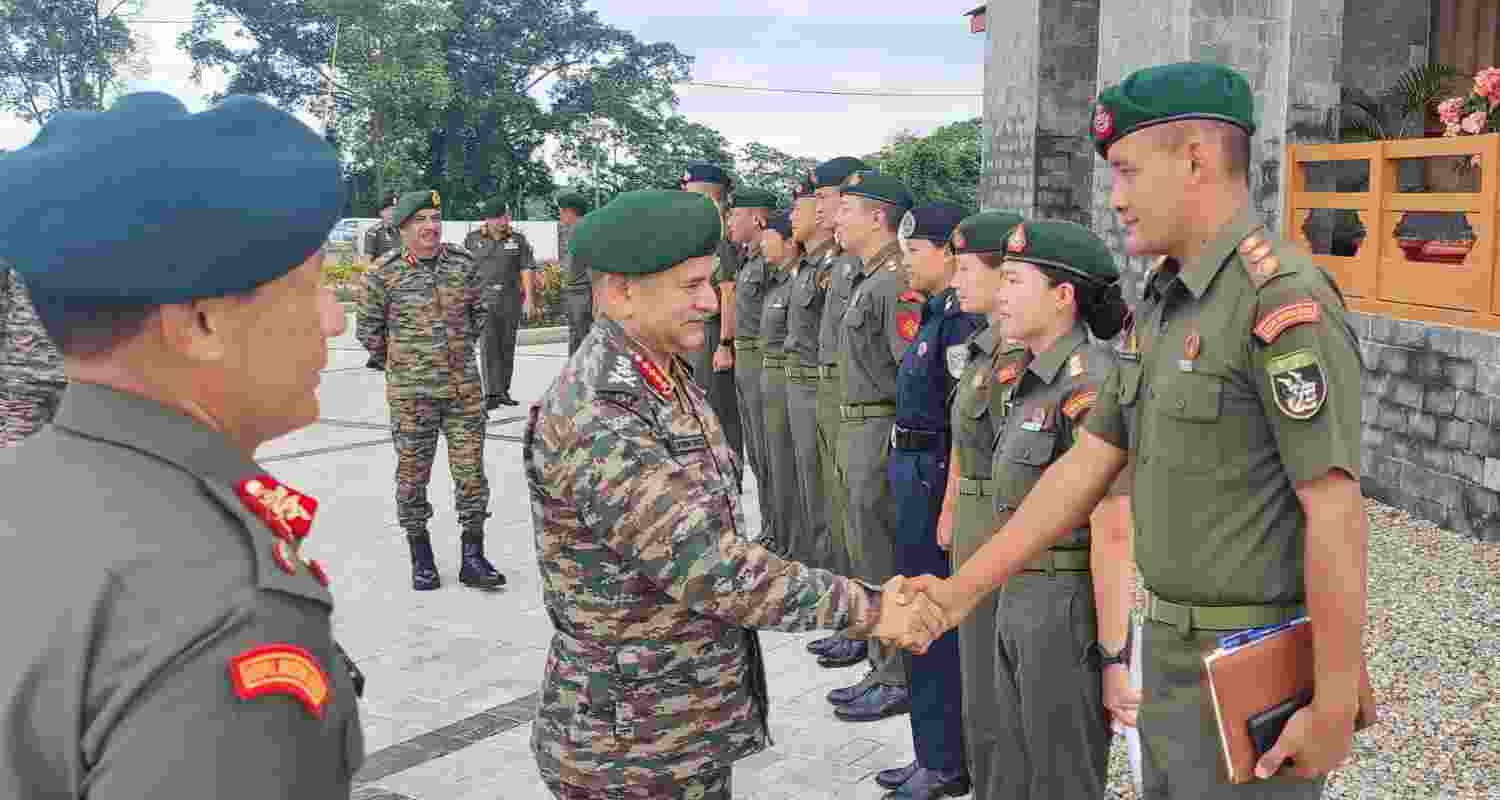Army chief’s visit strengthens India-Bhutan defence ties Army chief’s visit strengthens India-Bhutan defence ties