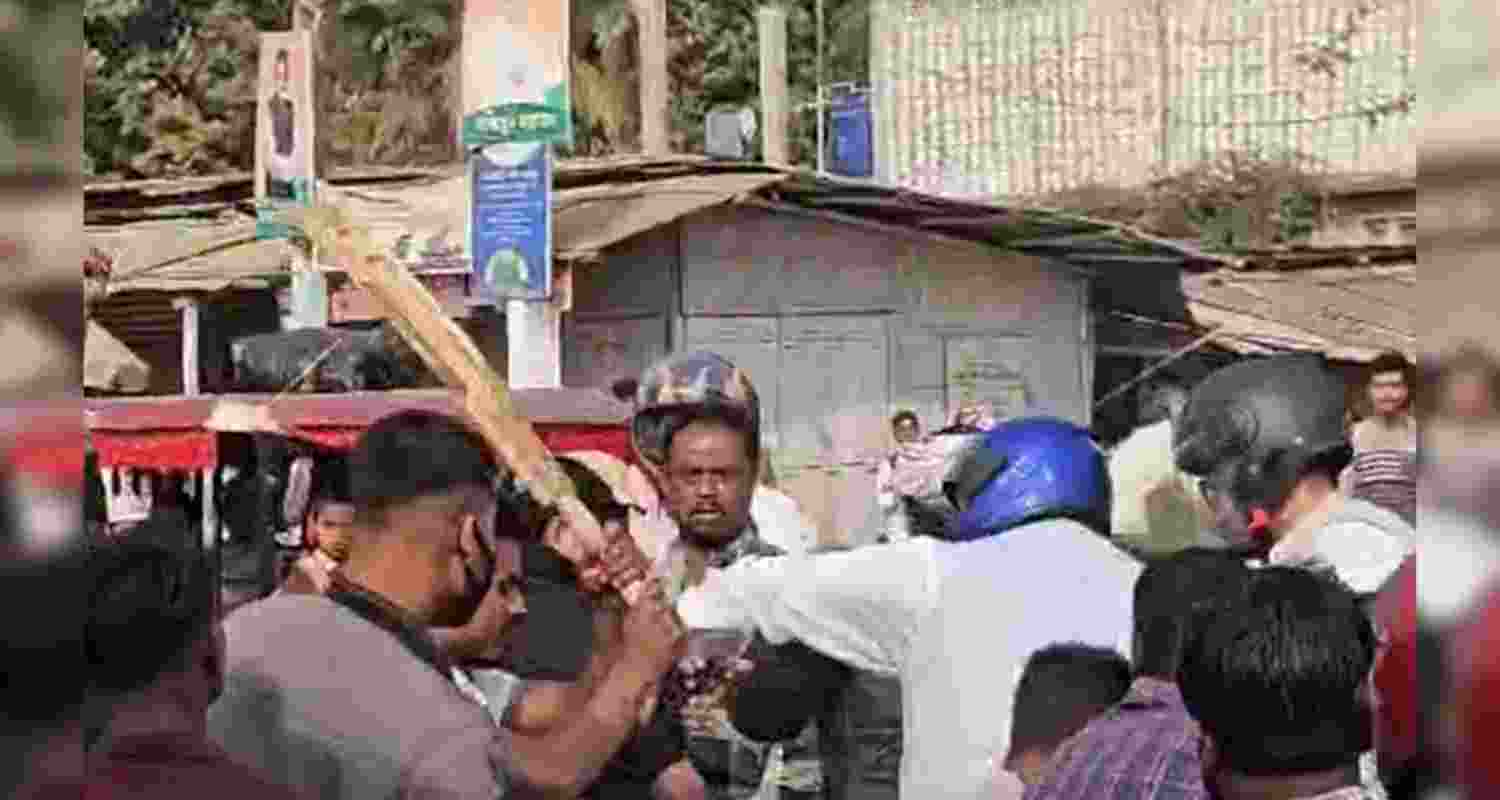 Congress MP assaulted with cricket bat in Assam Congress MP assaulted with cricket bat in Assam