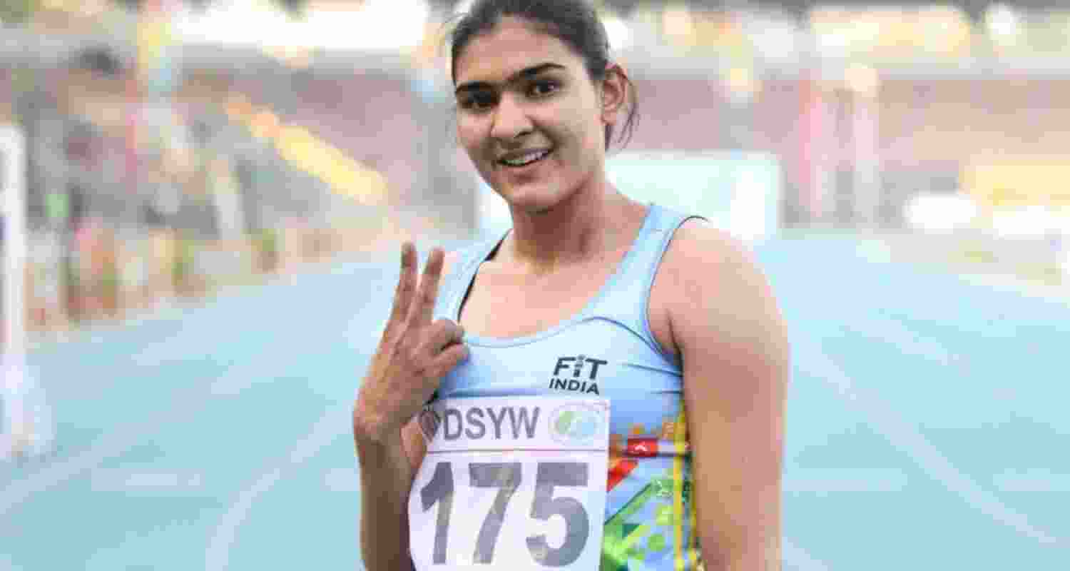 India's top woman 400m runner, Deepanshi. File photo. India's top woman 400m runner, Deepanshi. File photo.