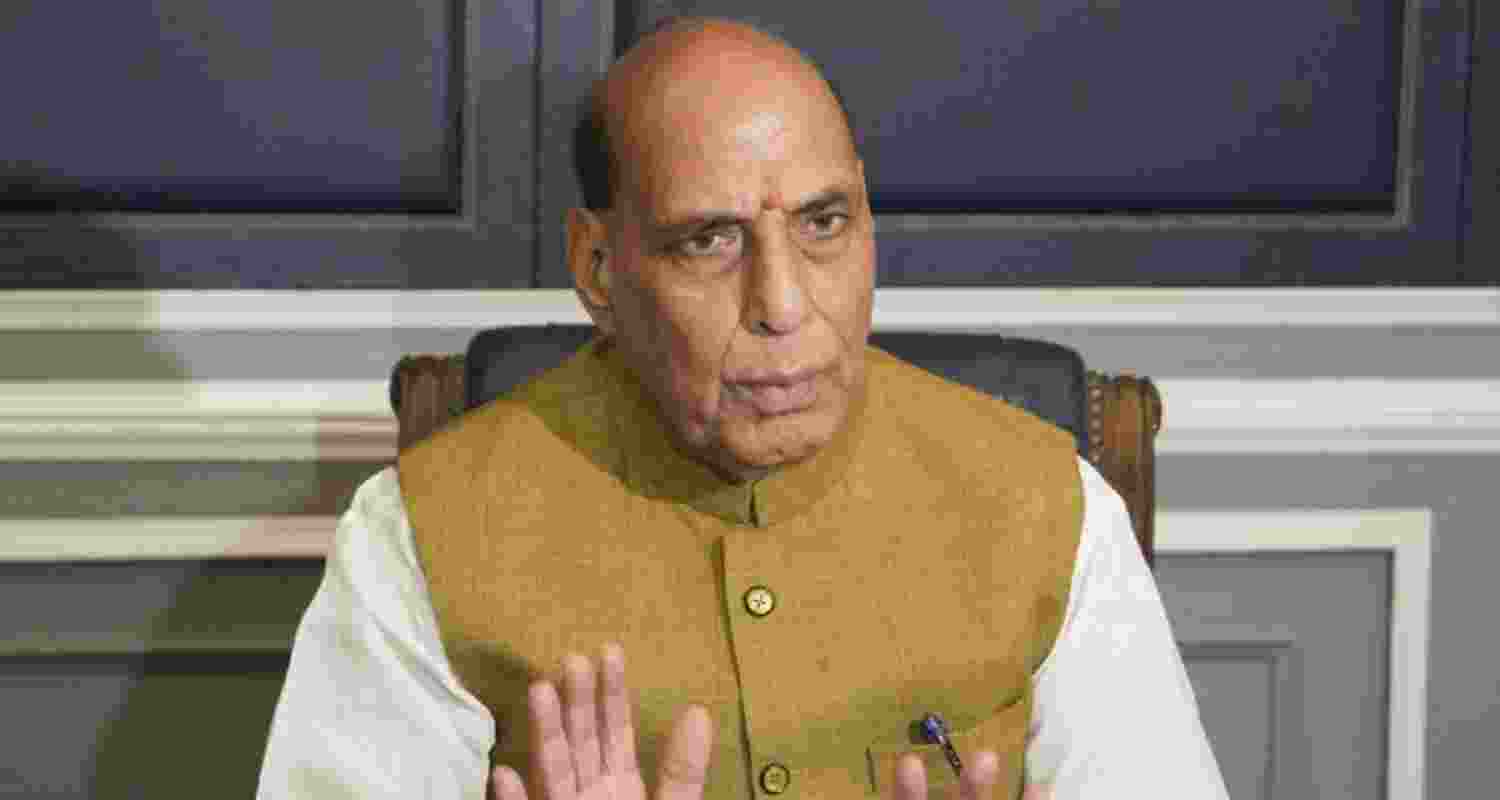 Defence Minister Rajnath Singh. Defence Minister Rajnath Singh.