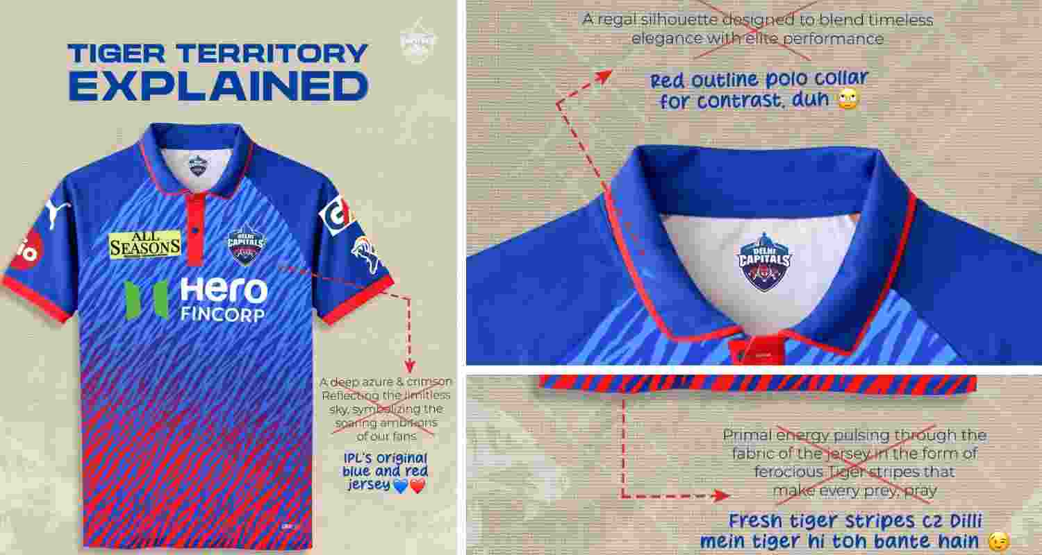 Delhi Capitals unveil new jersey inspired by tiger spirit ahead of IPL 2026, featuring captains Axar Patel and Jemimah Rodrigues. Delhi Capitals unveil new jersey inspired by tiger spirit ahead of IPL 2026, featuring captains Axar Patel and Jemimah Rodrigues.