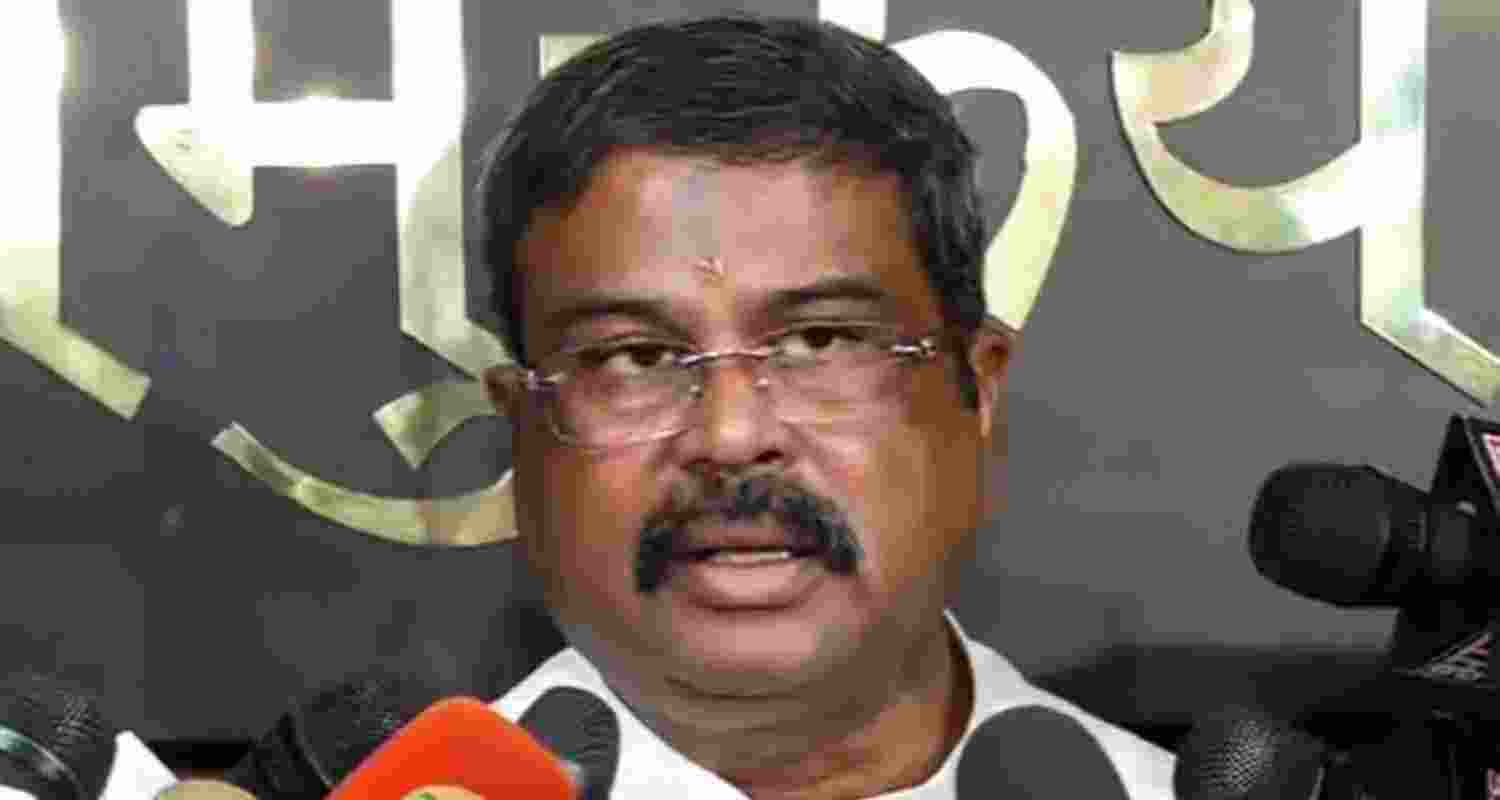 Union Education Minister Dharmendra Pradhan speaks to the media over the NEET issue, in New Delhi. Union Education Minister Dharmendra Pradhan speaks to the media over the NEET issue, in New Delhi.