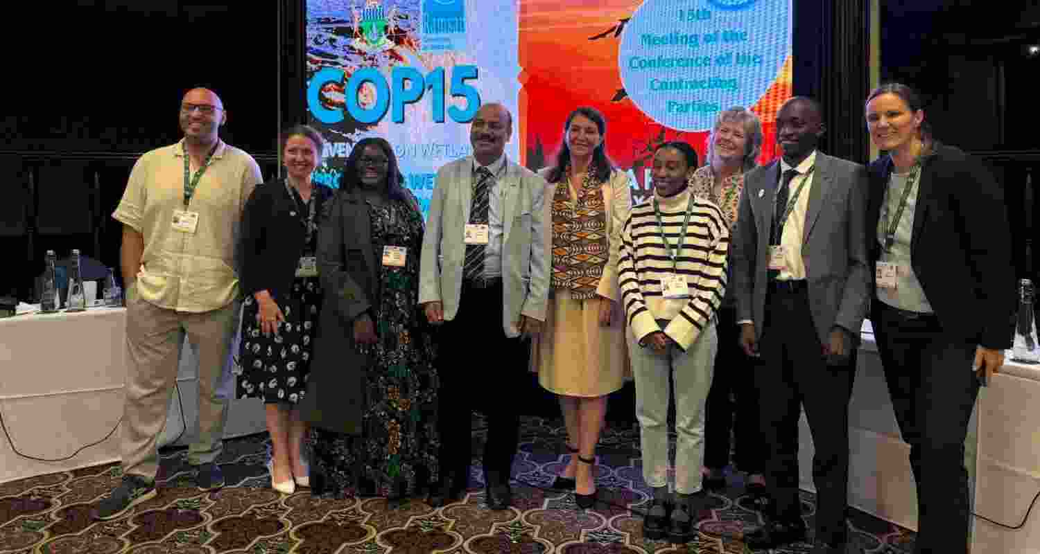 Dr Vivek Saxena represented India at the 15th Conference of the Parties (COP15) to the Ramsar Convention on Wetlands, held at Victoria Falls, Zimbabwe. Dr Vivek Saxena represented India at the 15th Conference of the Parties (COP15) to the Ramsar Convention on Wetlands, held at Victoria Falls, Zimbabwe.