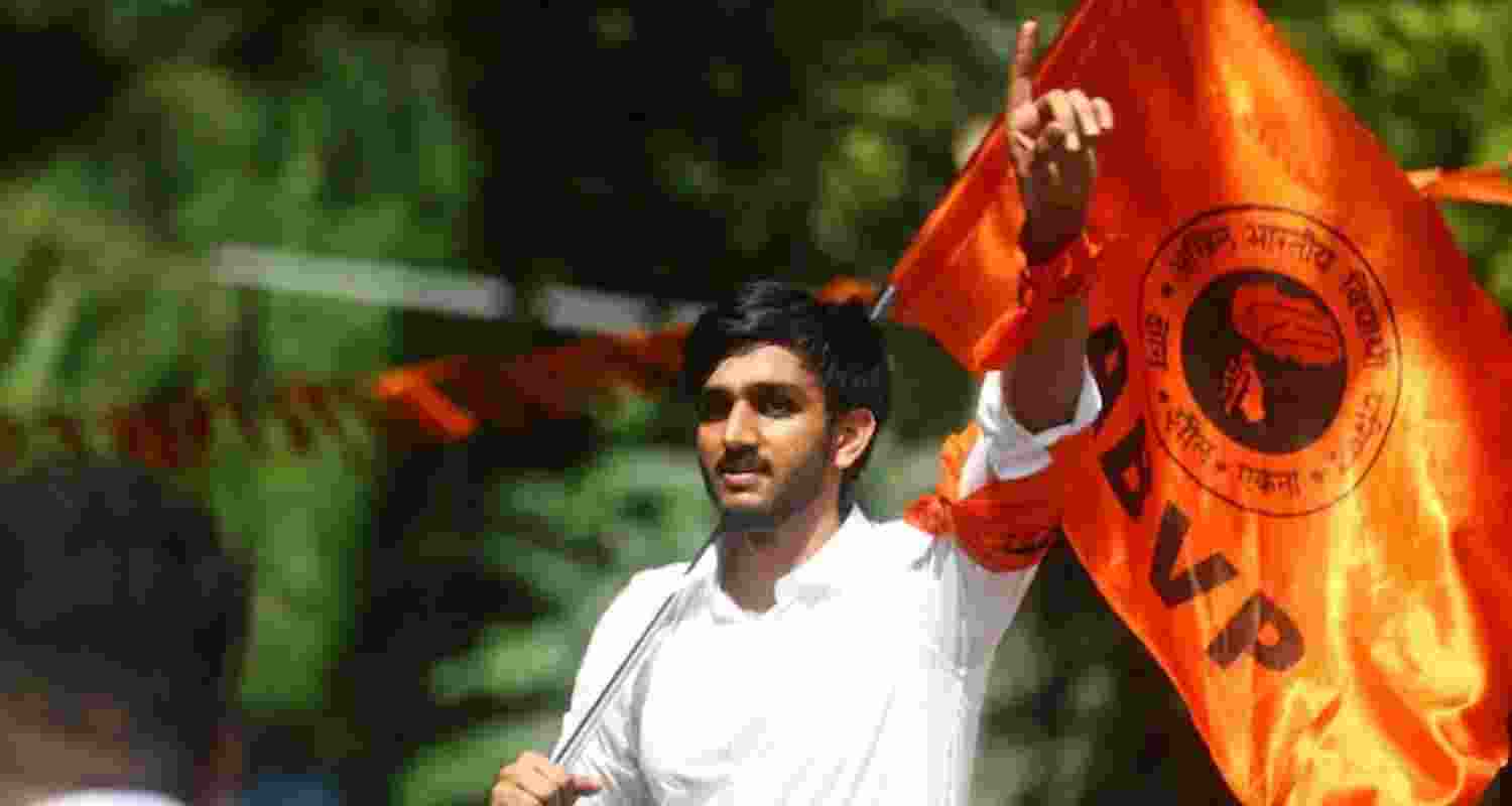 In this high-stakes contest, ABVP had fielded Aryan Maan as its presidential candidate. In this high-stakes contest, ABVP had fielded Aryan Maan as its presidential candidate.