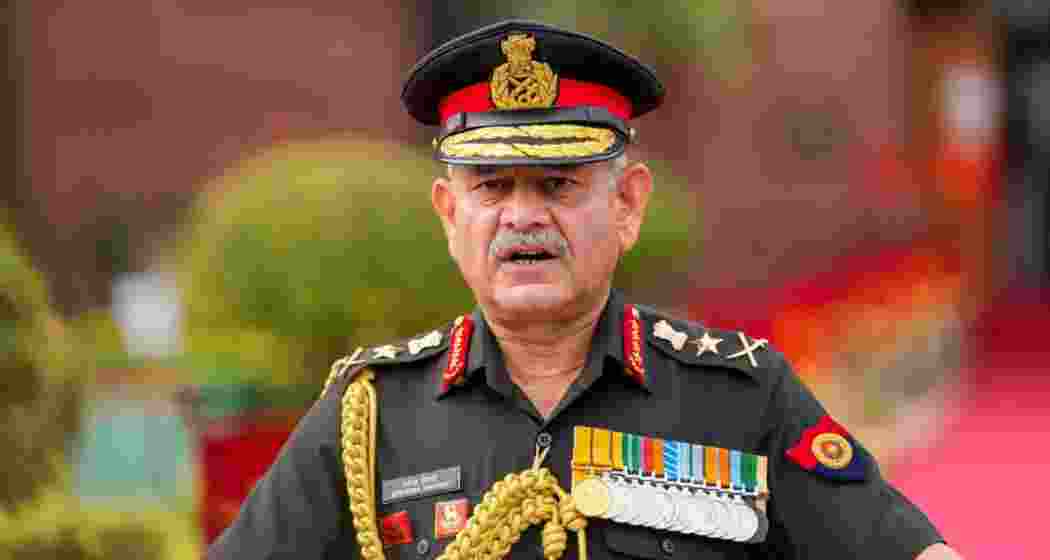 A file photo of Army Chief General Upendra Dwivedi. A file photo of Army Chief General Upendra Dwivedi.