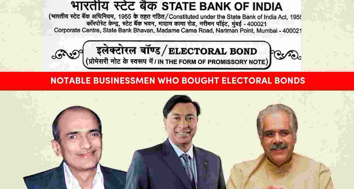 Images of Notable businessmen who bought electoral bonds. Images of Notable businessmen who bought electoral bonds.