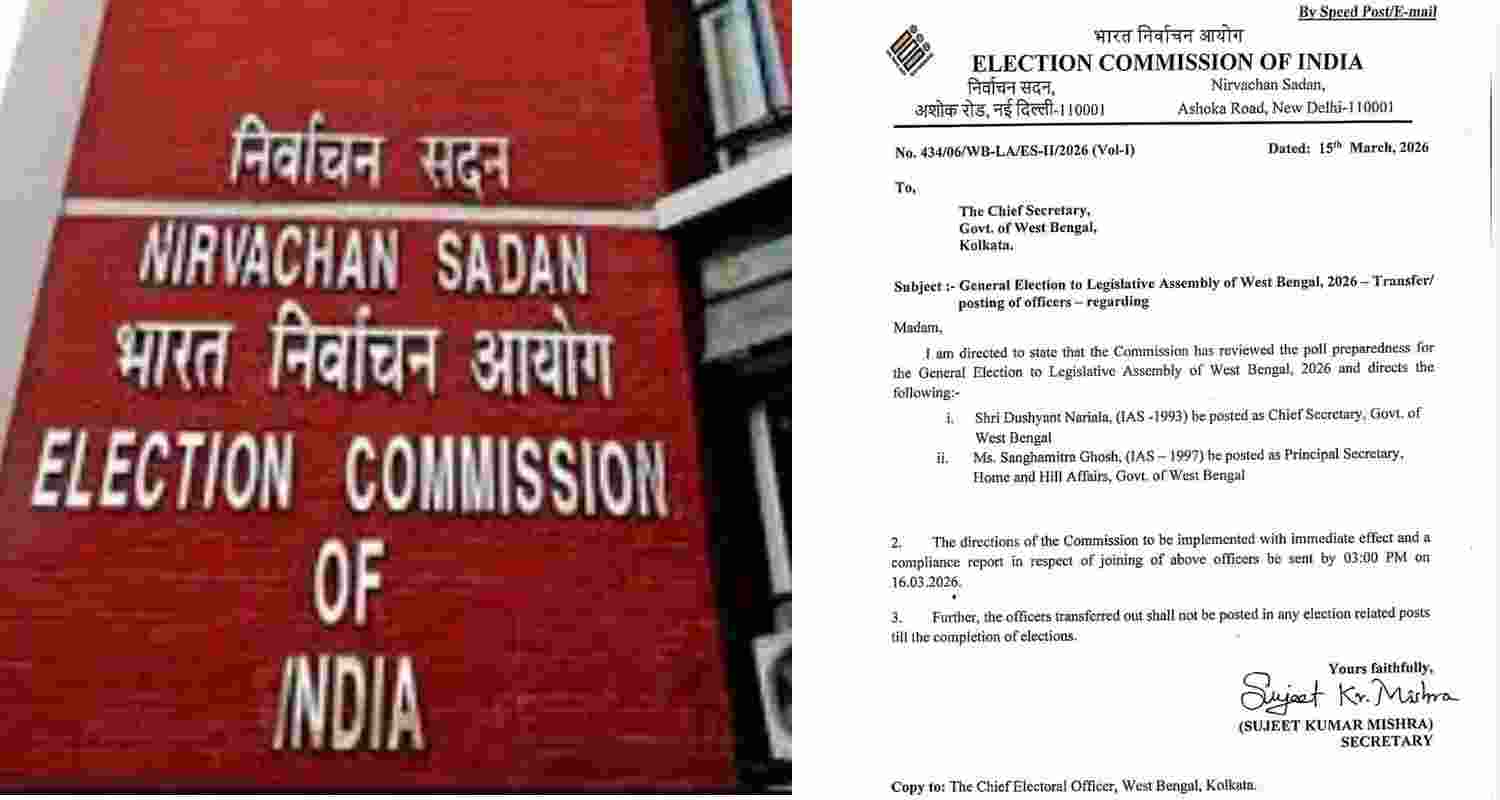 ECI removes Bengal CS, HS hours after poll schedule ECI removes Bengal CS, HS hours after poll schedule