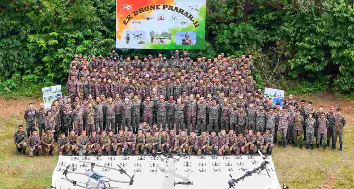 Exercise Drone Prahar: Army displays cutting-edge tech Exercise Drone Prahar: Army displays cutting-edge tech