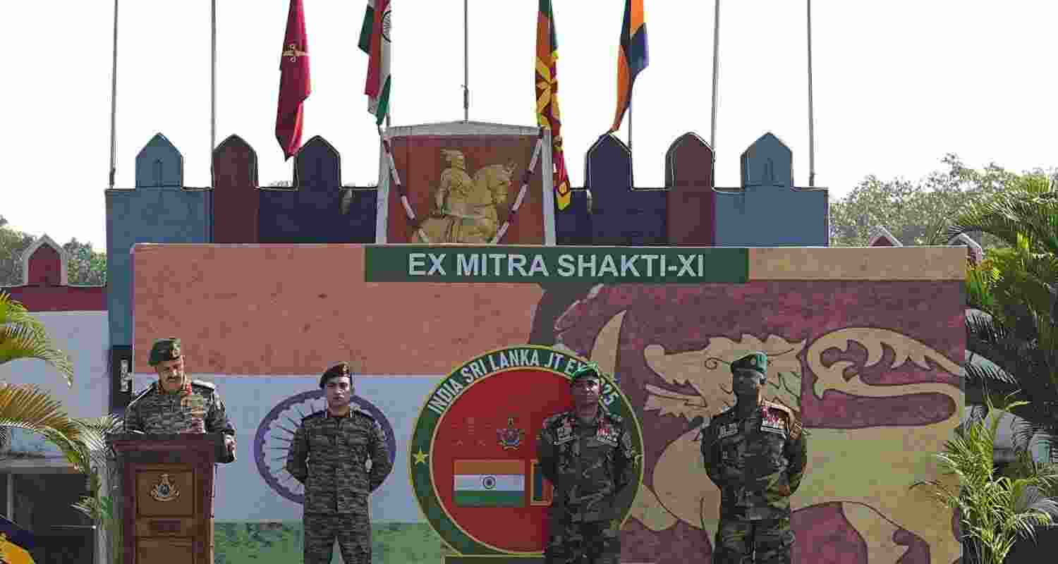 India-Sri Lanka joint military Exercise Mitra Shakti starts India-Sri Lanka joint military Exercise Mitra Shakti starts
