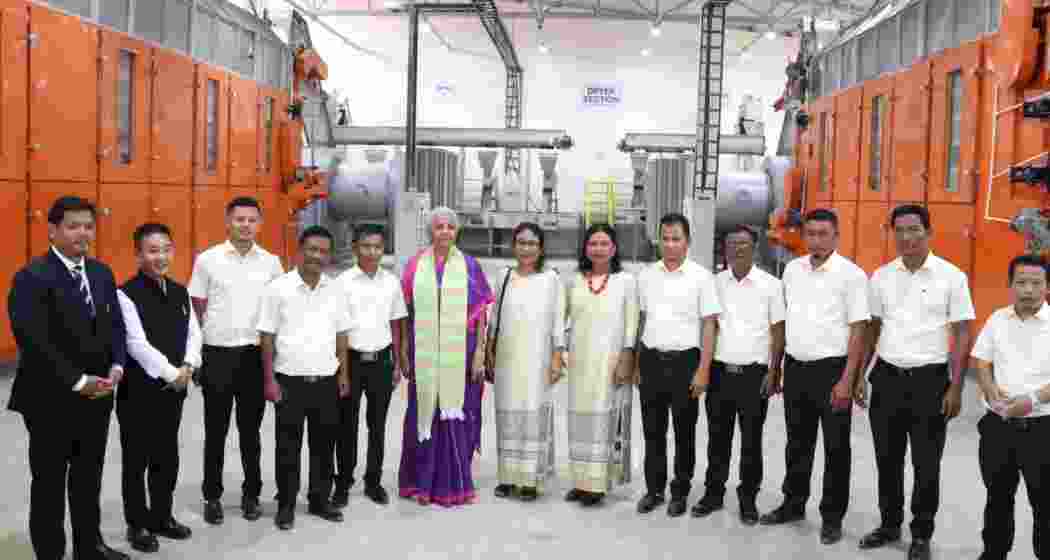 Finance Minister Nirmala Sitharaman inaugurates the Northeast’s largest organic spice processing unit at Bhoirymbong in Meghalaya’s Ri-Bhoi district on Friday. Finance Minister Nirmala Sitharaman inaugurates the Northeast’s largest organic spice processing unit at Bhoirymbong in Meghalaya’s Ri-Bhoi district on Friday.