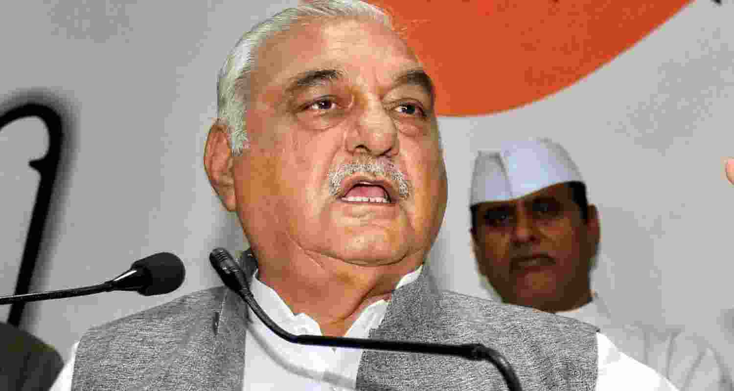 Former chief minister and Leader of the Opposition Bhupinder Singh Hooda Former chief minister and Leader of the Opposition Bhupinder Singh Hooda