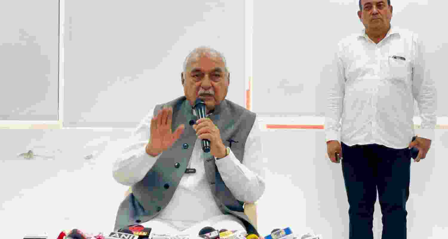 Former CM Bhupinder Singh Hooda. Former CM Bhupinder Singh Hooda.