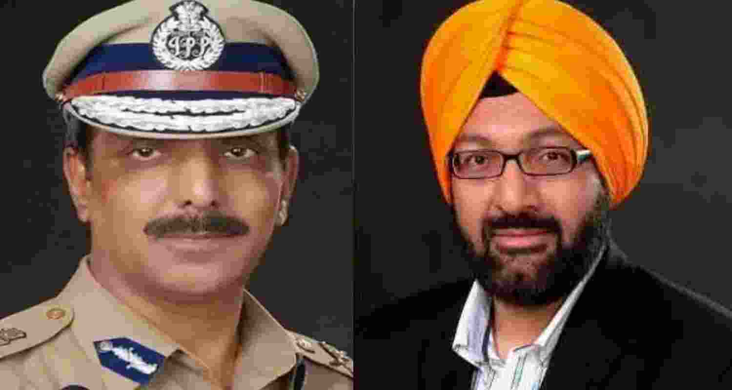 Former Kila Raipur MLA Jassi Khangura and former Punjab DGP Mohammad Mustafa Former Kila Raipur MLA Jassi Khangura and former Punjab DGP Mohammad Mustafa