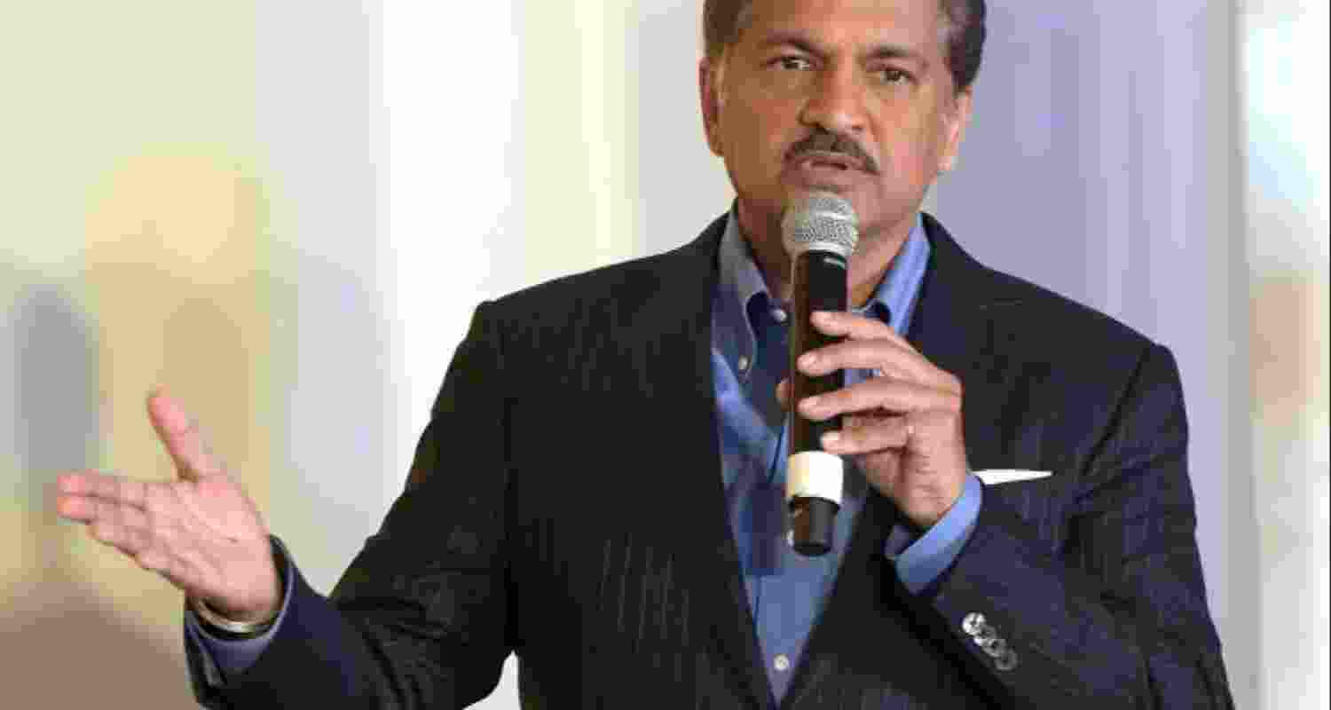 File photo of Mahindra Group chairman, Anand Mahindra File photo of Mahindra Group chairman, Anand Mahindra