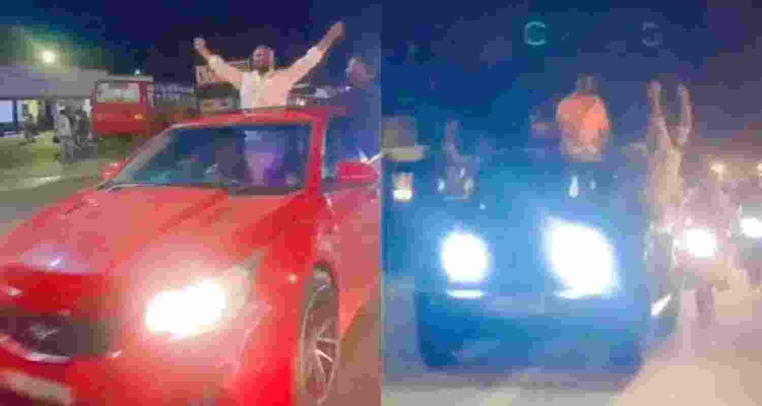 Haveri gangrape accused get hero's welcome after bail Haveri gangrape accused get hero's welcome after bail