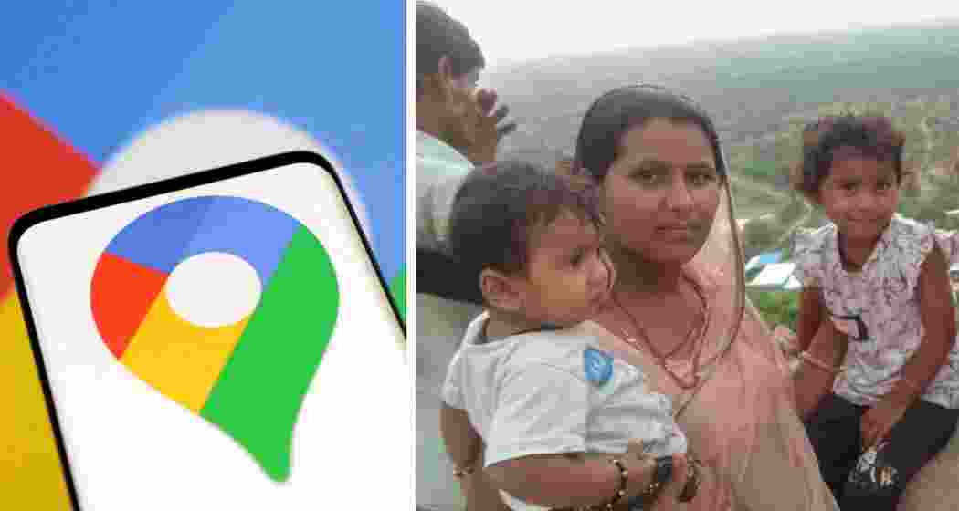 A photograph of the family members who were swept away in the Banas river. A photograph of the family members who were swept away in the Banas river.