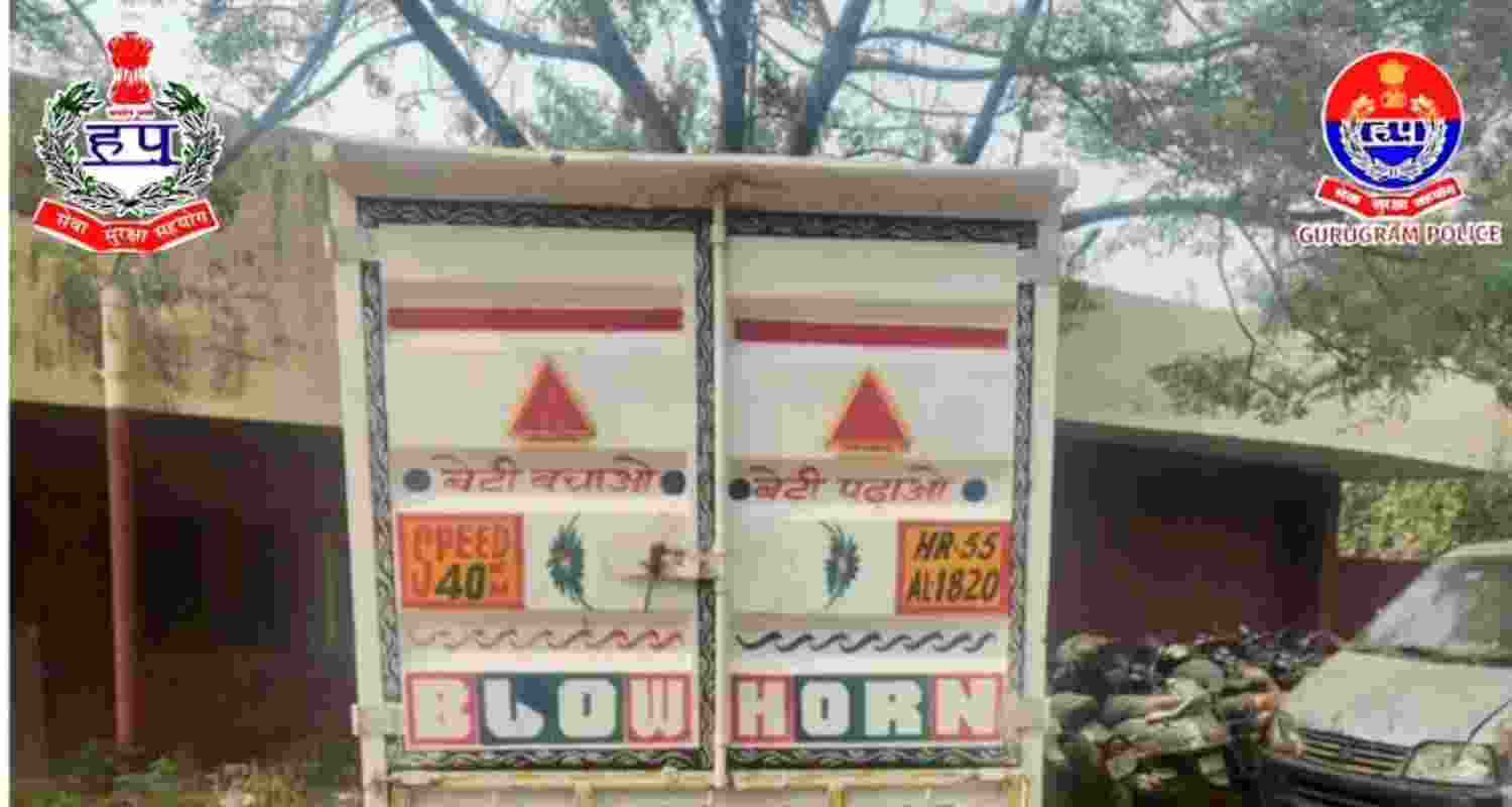 Police seized 1,002 bottles of liquor, 120 cans of beer, and 24 beer bottles from a Tata Ace and a canter, they added. Police seized 1,002 bottles of liquor, 120 cans of beer, and 24 beer bottles from a Tata Ace and a canter, they added.