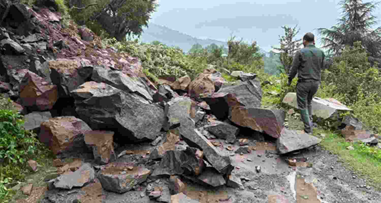 Heavy rain triggers landslides and flash floods across Himachal Pradesh. Heavy rain triggers landslides and flash floods across Himachal Pradesh.