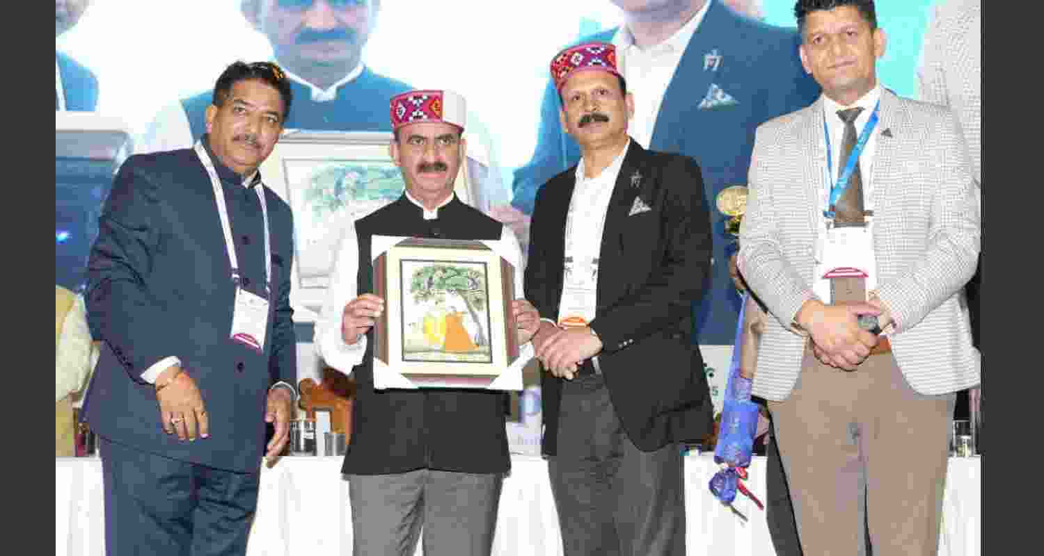 Himachal CM Sukhvinder Singh Sukhu during National Cooperative Conference in Shimla. Himachal CM Sukhvinder Singh Sukhu during National Cooperative Conference in Shimla.