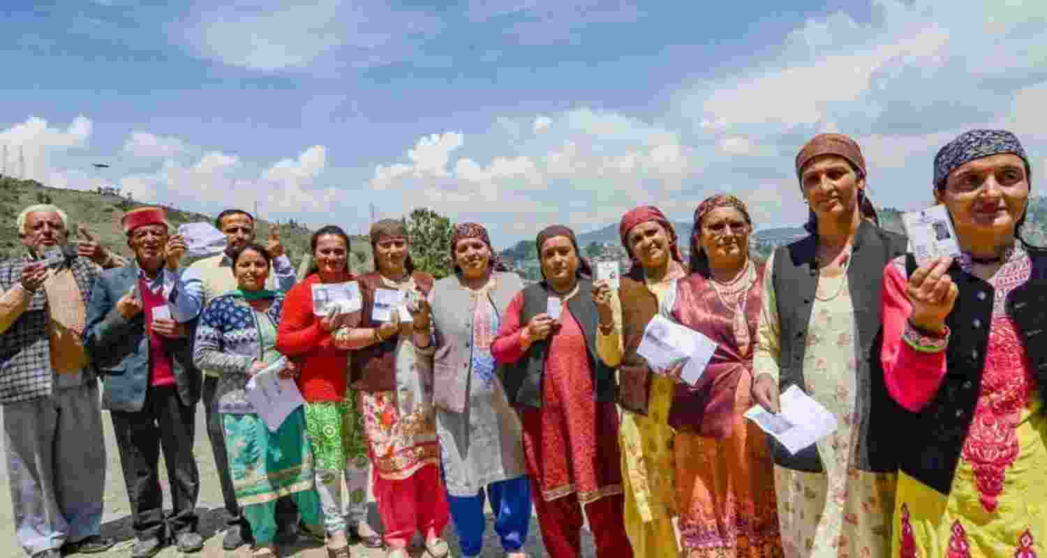 Himachal Pradesh voters. Himachal Pradesh voters.