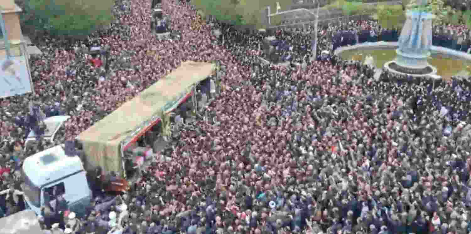 Iranian President Ibrahim Raisi to be laid to rest in his hometown Masshad today Iranian President Ibrahim Raisi to be laid to rest in his hometown Masshad today