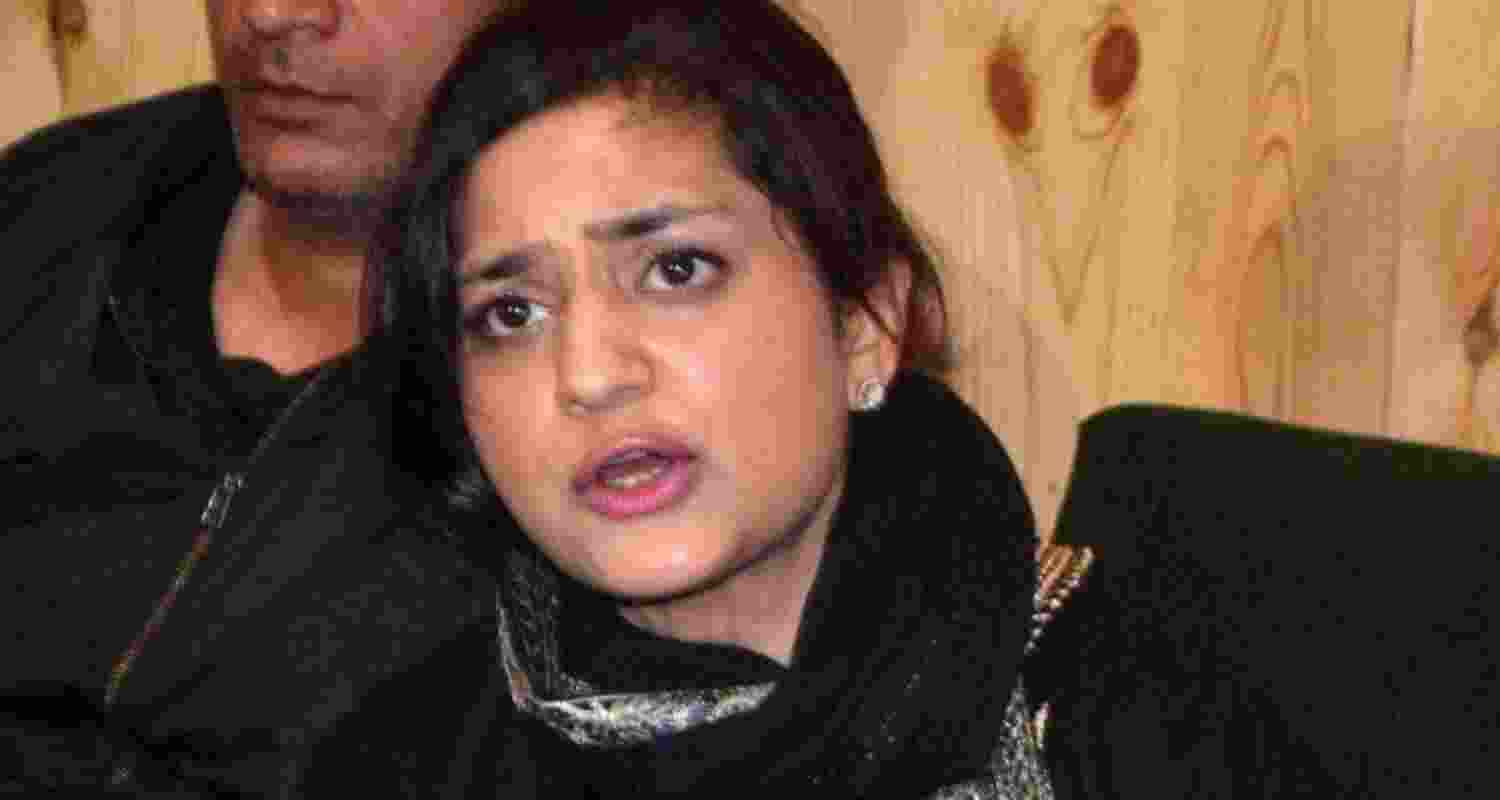 PDP leader Iltija Mufti. PDP leader Iltija Mufti.