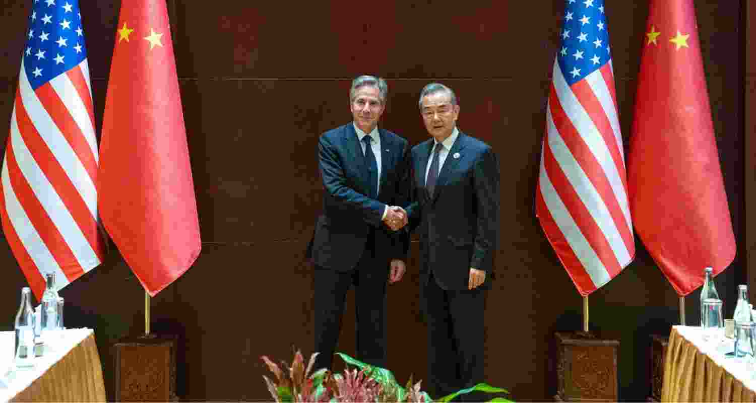 Blinken Voices Concern Over Chinese's South China Sea Actions At ASEAN Laos. Blinken Voices Concern Over Chinese's South China Sea Actions At ASEAN Laos.