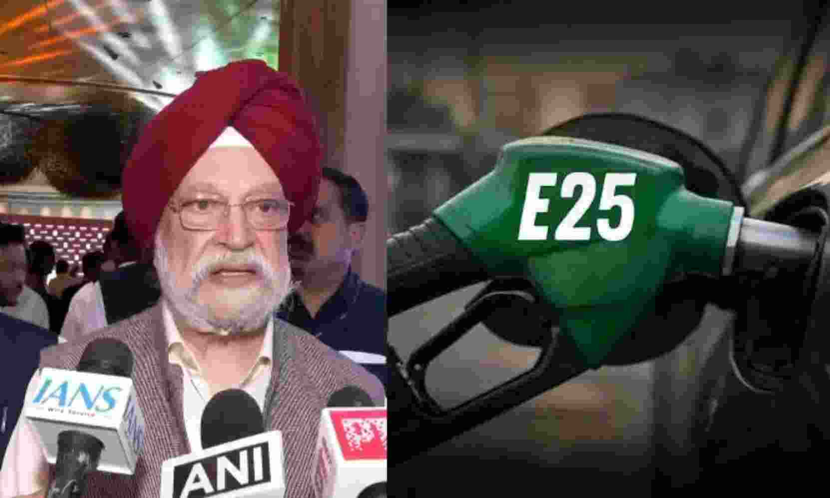 Puri says E25 rollout will depend on test results, stakeholders Puri says E25 rollout will depend on test results, stakeholders