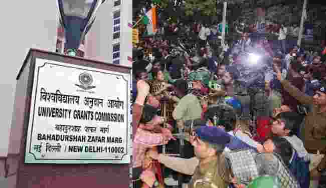 New UGC regulations trigger protests, govt assures no 'misuse' New UGC regulations trigger protests, govt assures no 'misuse'