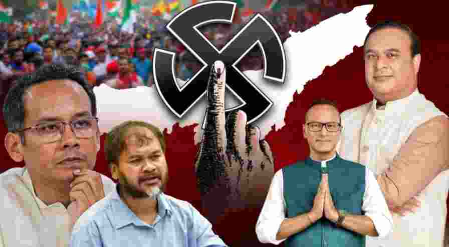 Alliances are being reshaped as parties recalibrate strategies for the April 9 polls in Assam. Alliances are being reshaped as parties recalibrate strategies for the April 9 polls in Assam.