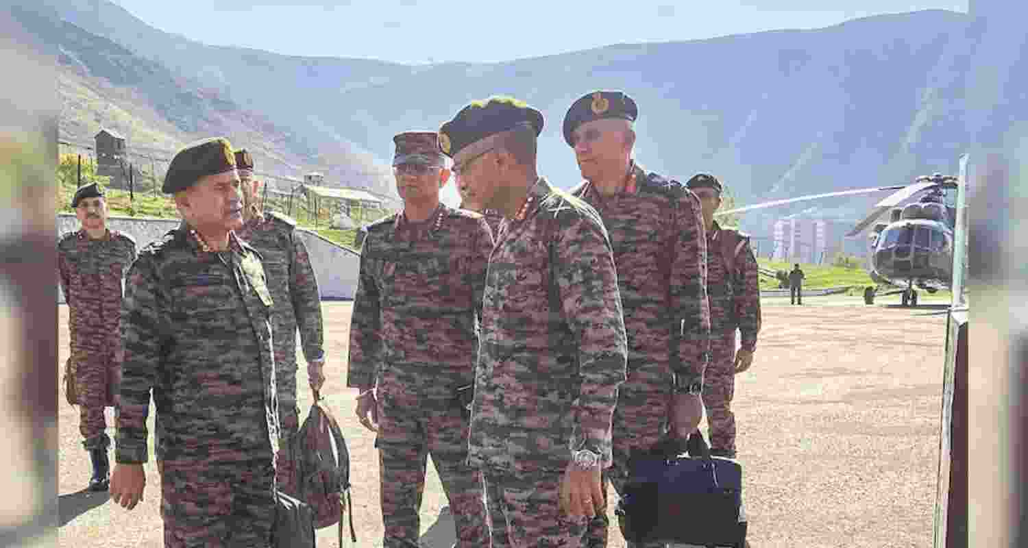 In an X post, the Army said the Chief of Army Staff (COAS) visited the Dagger Division of Chinar Corps. In an X post, the Army said the Chief of Army Staff (COAS) visited the Dagger Division of Chinar Corps.