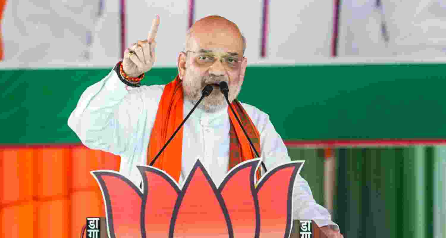 "Surrender or get eliminated", Home Minister Shah warns Naxalites "Surrender or get eliminated", Home Minister Shah warns Naxalites