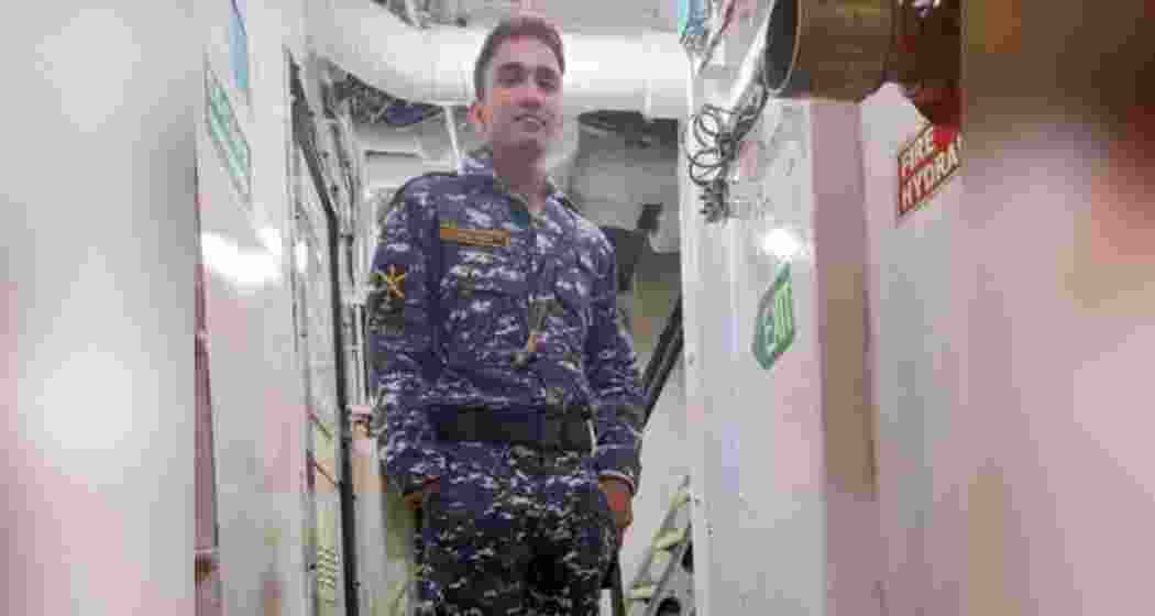 A file picture of INS Brahmaputra Seaman Sitendra Singh. A file picture of INS Brahmaputra Seaman Sitendra Singh.