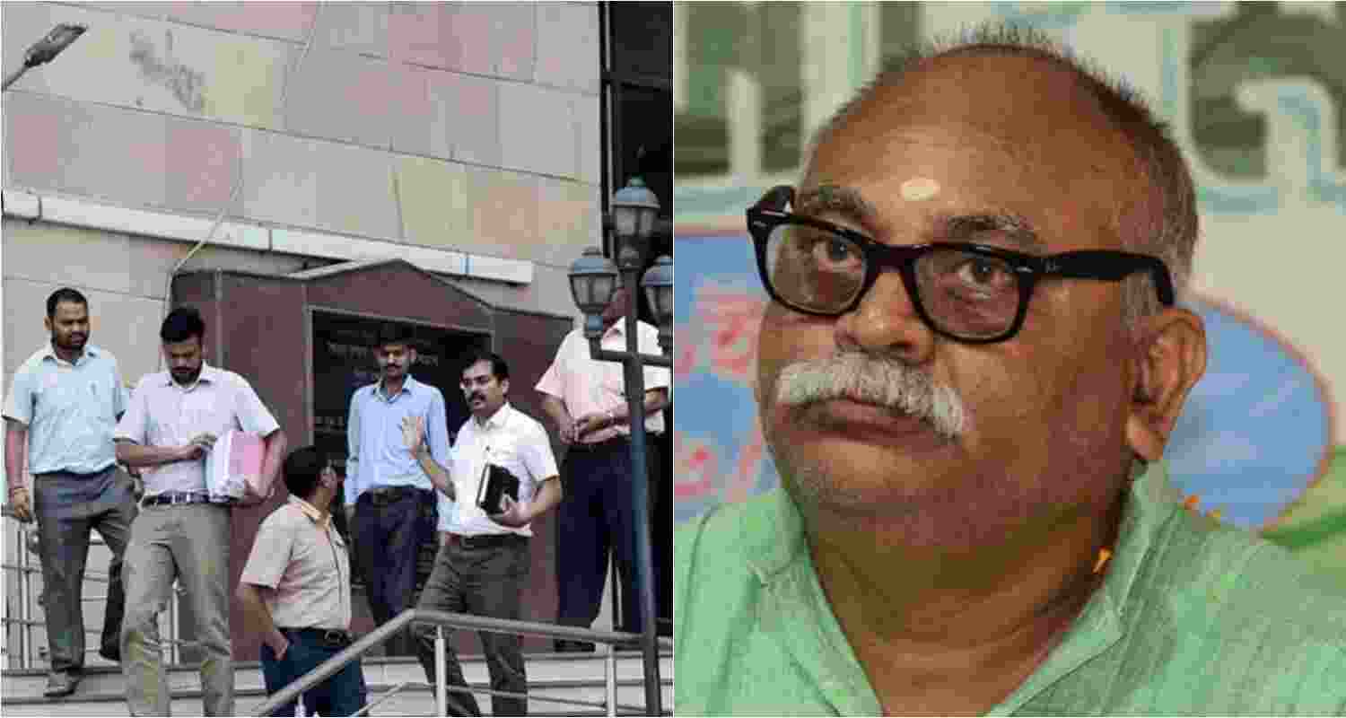 ED conducts raids at West Bengal minister Chandranath Sinha's residence with substantial central forces presence. ED conducts raids at West Bengal minister Chandranath Sinha's residence with substantial central forces presence.