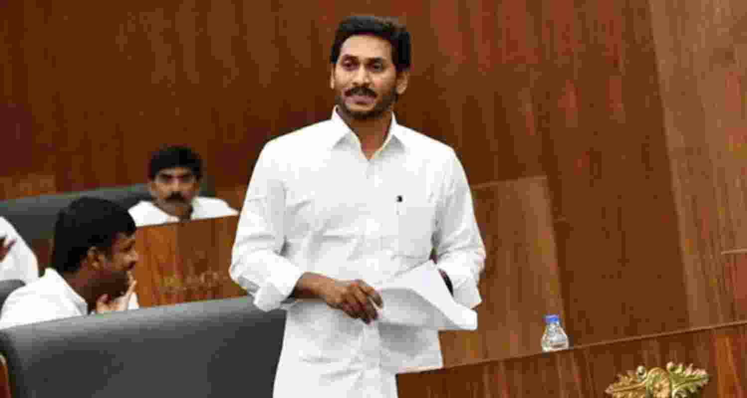 YSRCP chief YS Jagan Mohan Reddy - file image. YSRCP chief YS Jagan Mohan Reddy - file image.