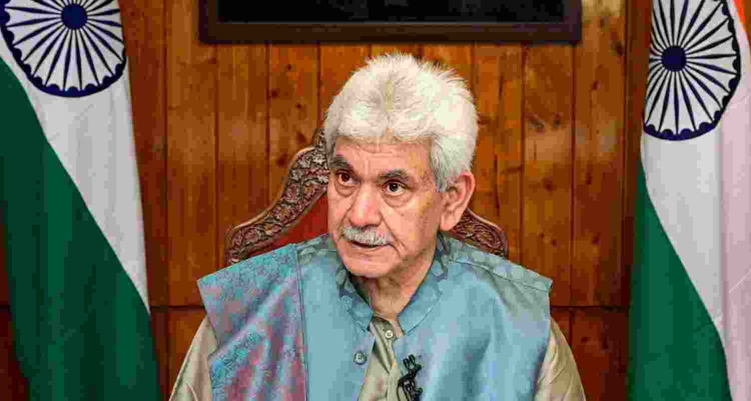 Jammu and Kashmir Lieutenant Governor Manoj Sinha. Jammu and Kashmir Lieutenant Governor Manoj Sinha.
