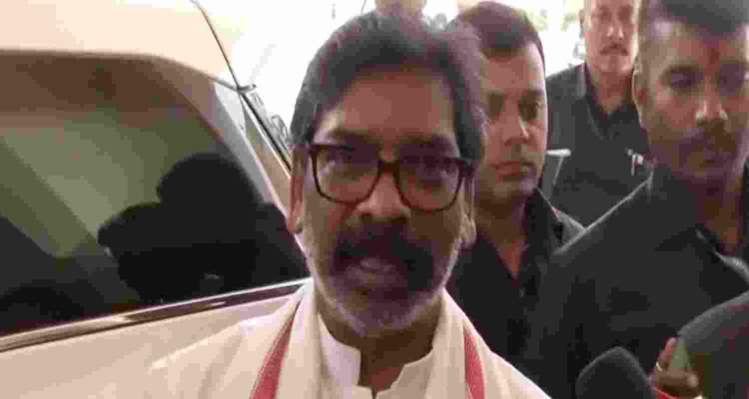 Jharkhand CM Hemant Soren - file image. Jharkhand CM Hemant Soren - file image.