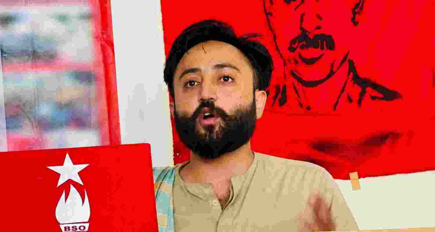 BSO chief Jihand Baloch was detained in Quetta as Pakistani forces reportedly arrested over 20 people in Kalat during security raids, reports say. BSO chief Jihand Baloch was detained in Quetta as Pakistani forces reportedly arrested over 20 people in Kalat during security raids, reports say.