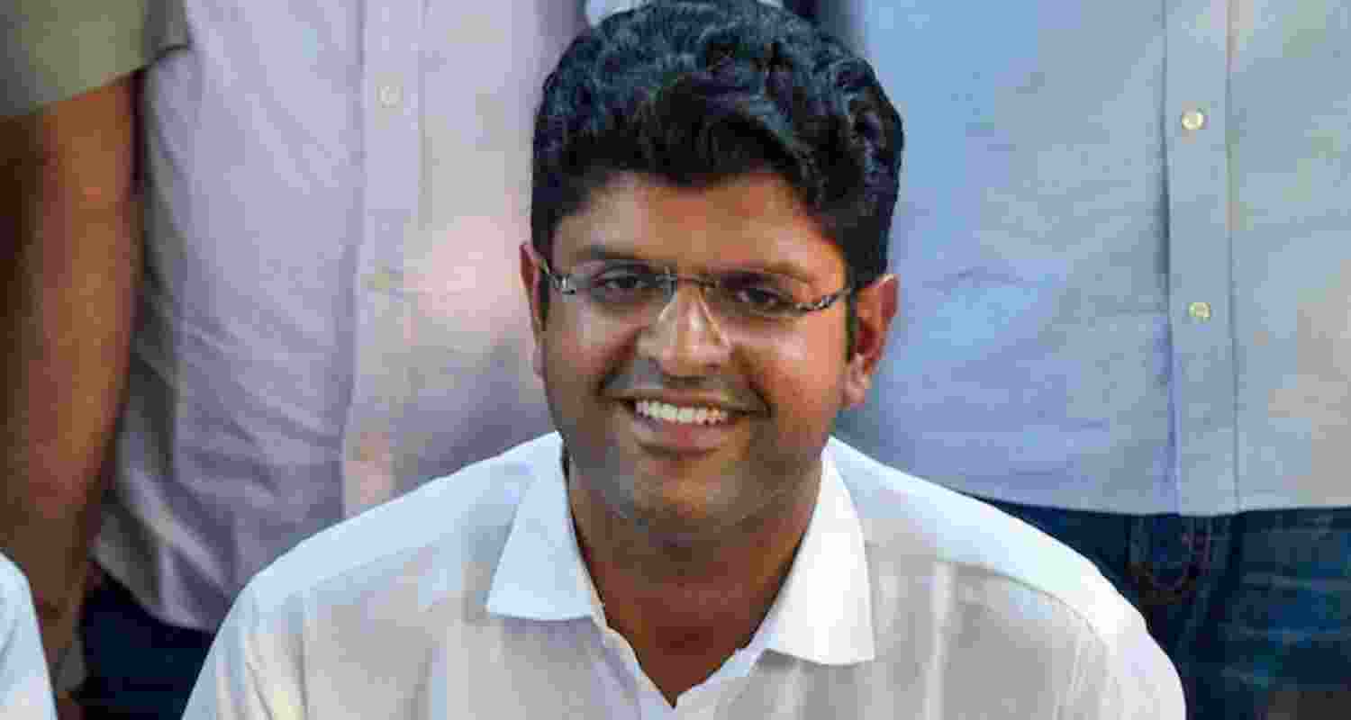 JJP leader Dushyant Chautala. JJP leader Dushyant Chautala.