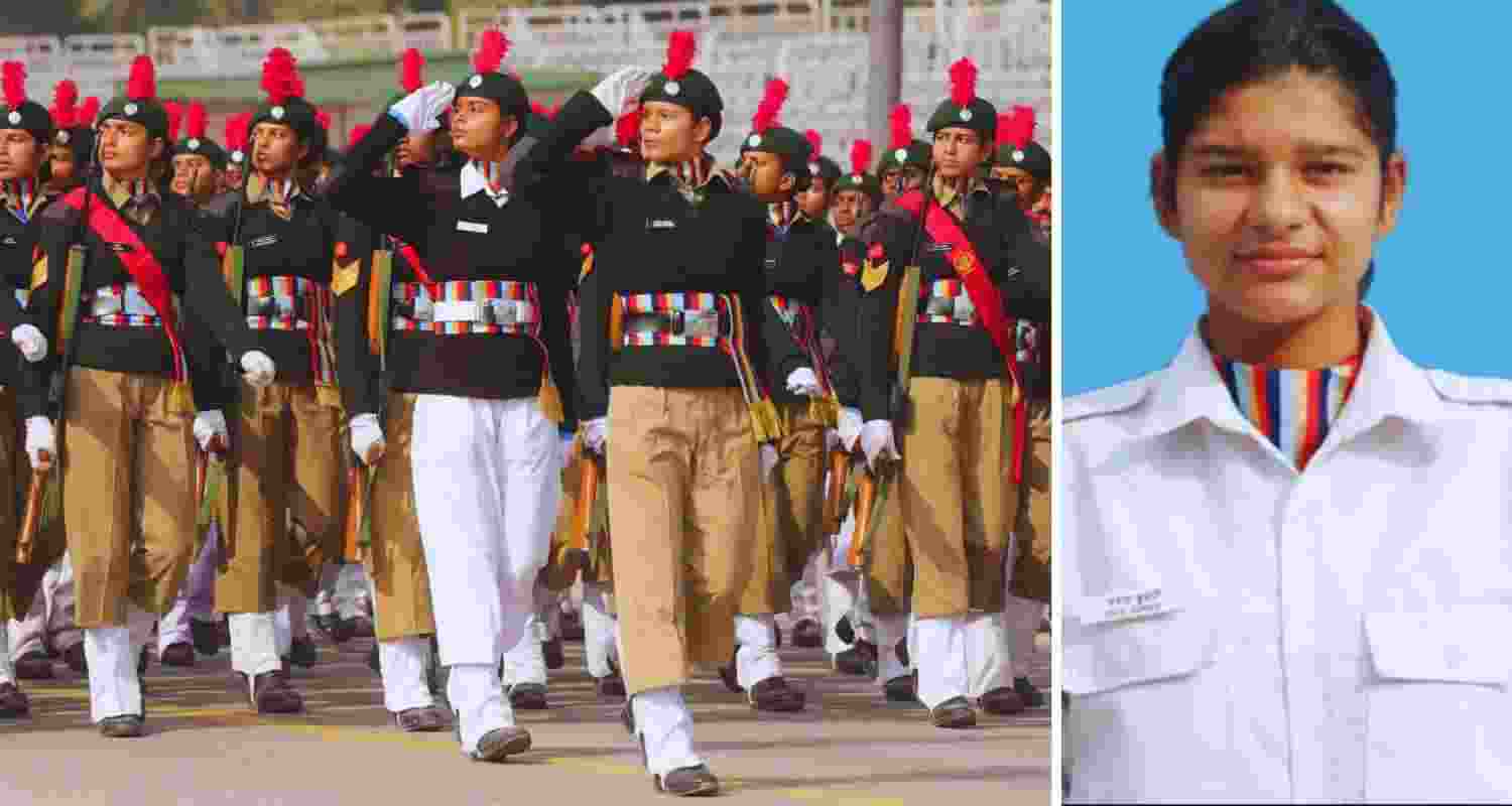 Ekta Kumari to lead NCC girls' contingent at the Kartavya Path during the R-Day parade in New Delhi. Ekta Kumari to lead NCC girls' contingent at the Kartavya Path during the R-Day parade in New Delhi.