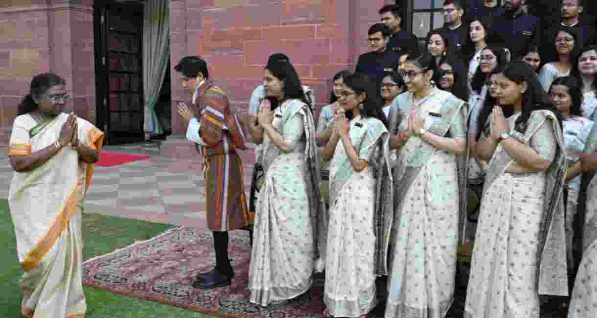 IRS trainees meet Prez Murmu, discuss tax governance IRS trainees meet Prez Murmu, discuss tax governance