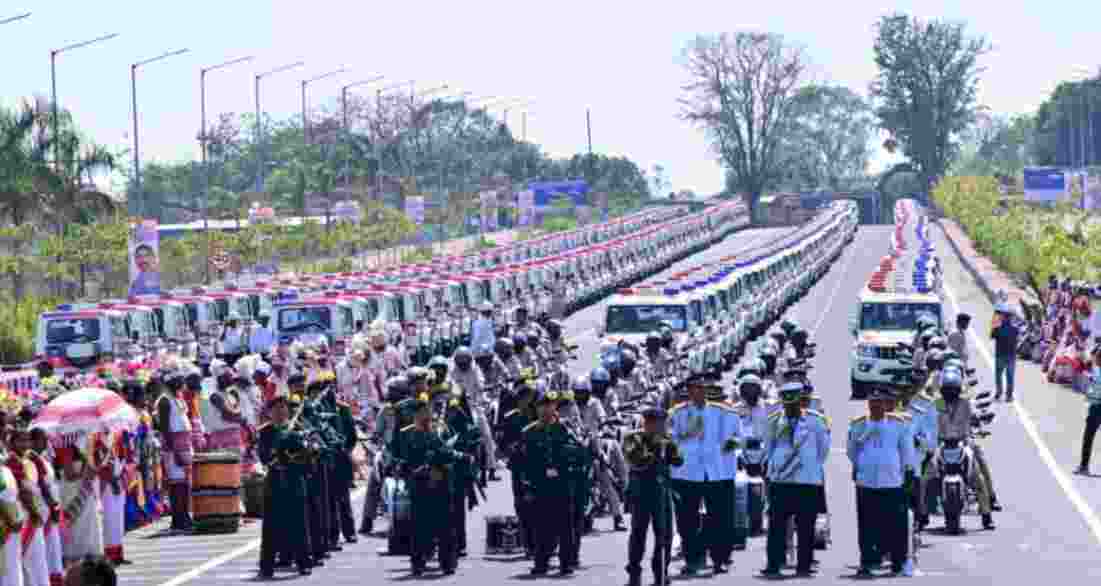 Jharkhand strengthens policing with 1,485 new vehicles Jharkhand strengthens policing with 1,485 new vehicles