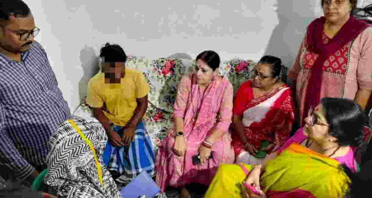 BJP delegation meets Baruipur victim’s family BJP delegation meets Baruipur victim’s family