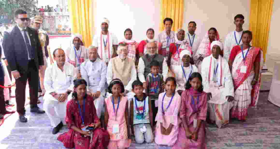 In his address, the Vice President said he felt deeply emotional upon visiting the sacred land of Ulihatu, the birthplace of Birsa Munda. In his address, the Vice President said he felt deeply emotional upon visiting the sacred land of Ulihatu, the birthplace of Birsa Munda.