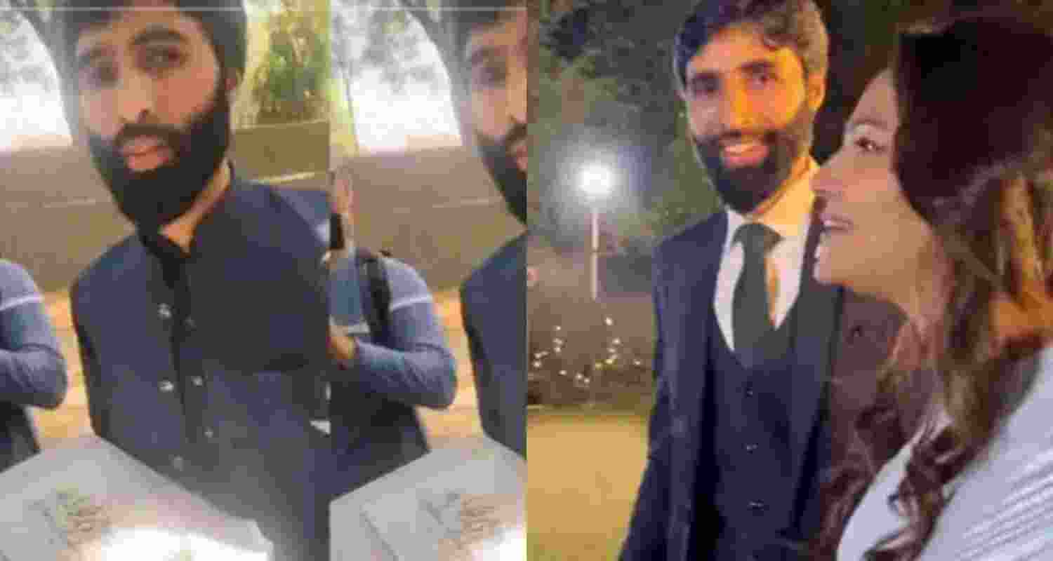 Jyoti Malhotra seen with the man who took a cake to the Pakistan Embassy after the Pahalgam terror attack, during a party in Pakistan. Jyoti Malhotra seen with the man who took a cake to the Pakistan Embassy after the Pahalgam terror attack, during a party in Pakistan.