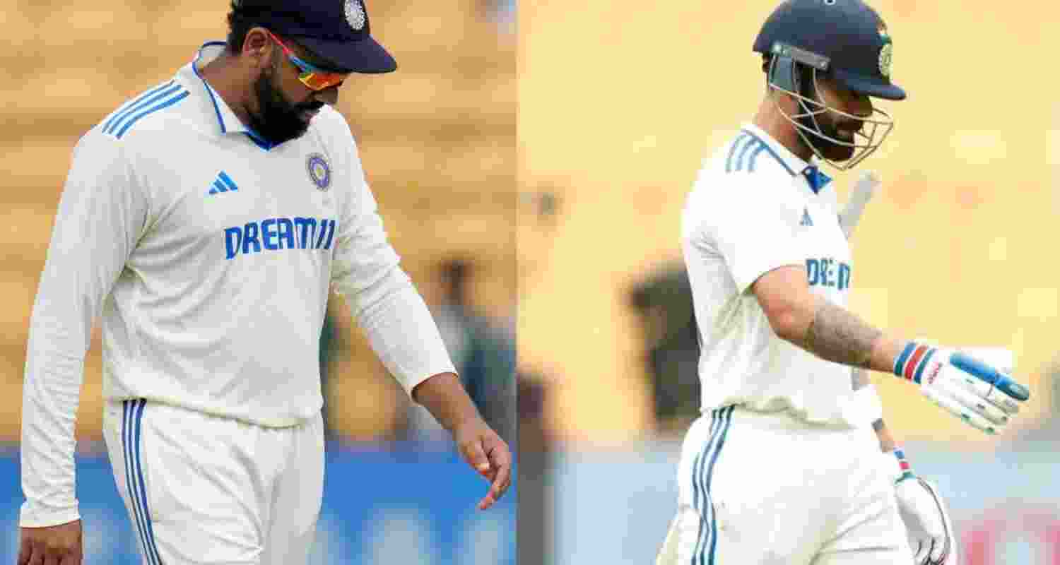 Rohit Sharma and Virat Kohli. Rohit Sharma and Virat Kohli.