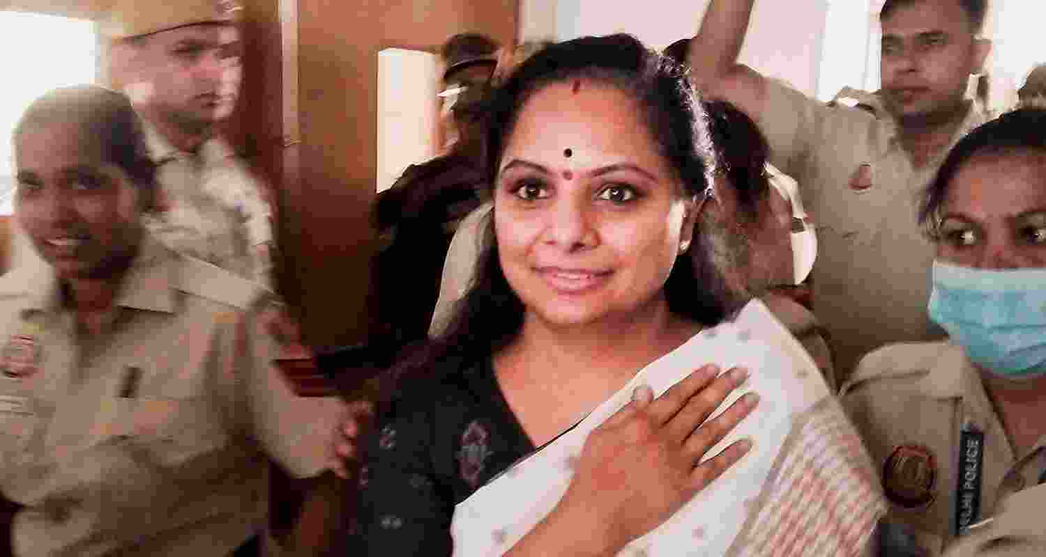 BRS leader K Kavitha. BRS leader K Kavitha.