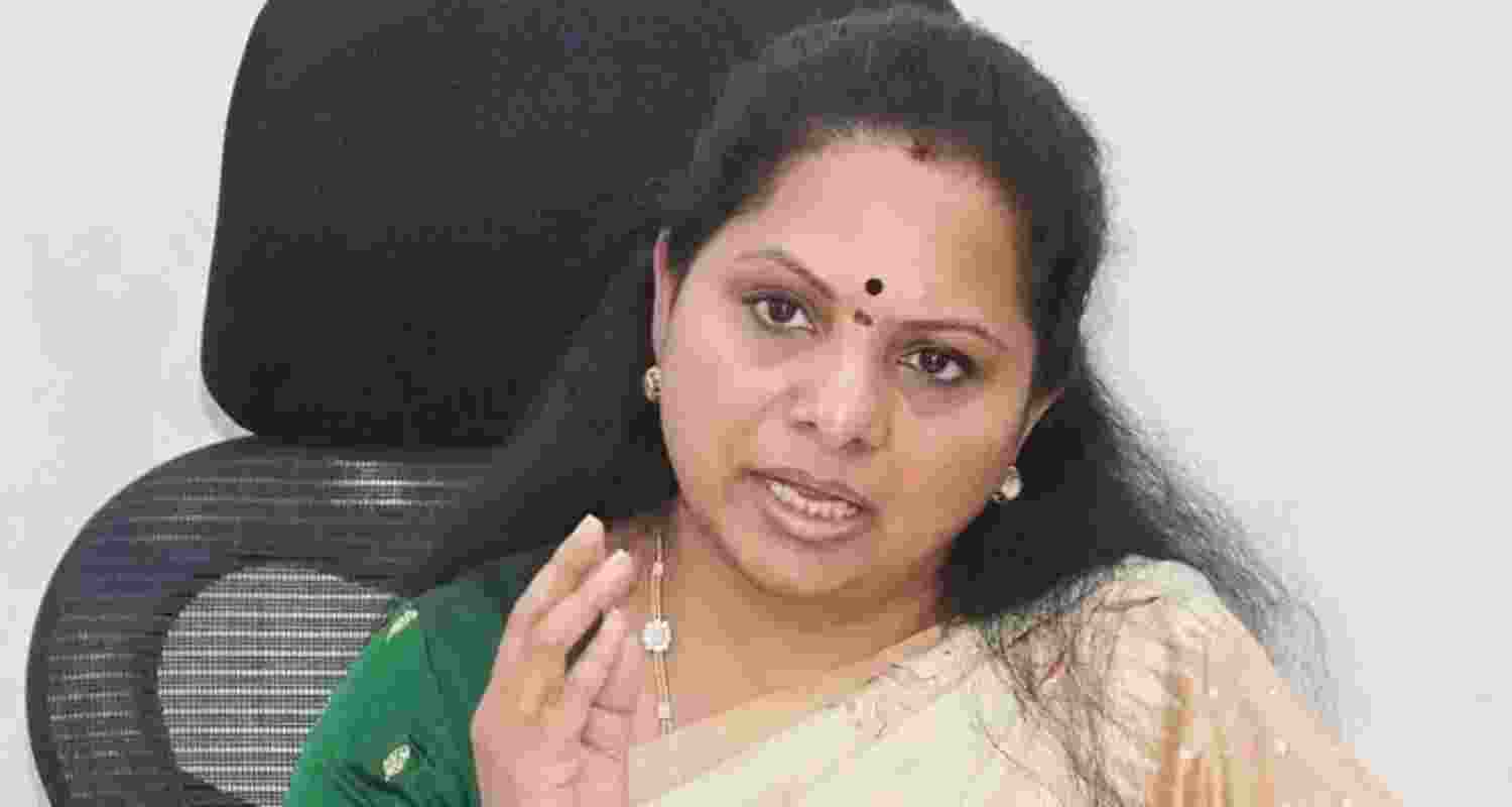 Telangana Rashtra Sena founder K Kavitha - file image. Telangana Rashtra Sena founder K Kavitha - file image.