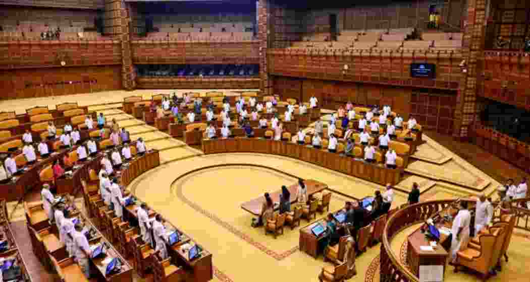The Kerala Assembly underway. (Image: PTI) The Kerala Assembly underway. (Image: PTI)